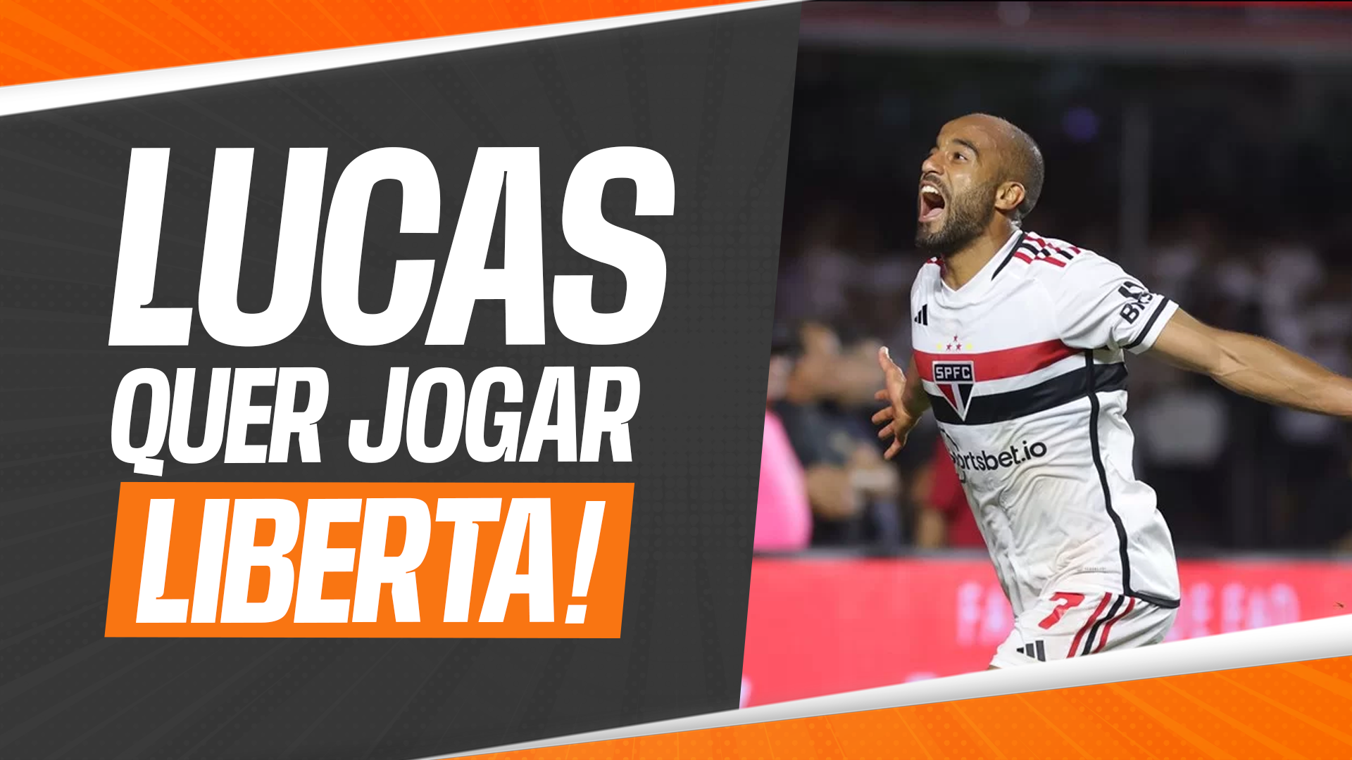 O treinador do São Paulo, Dorival Júnior, sugere uma possível renovação de contrato com o atacante Lucas Moura.